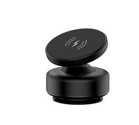 Generico Supporto for telefono da auto girevole a 360°, supporto a ventosa a doppio lato for smartphone 4,7 pollici e superiori, for uso universale(Wireless-Black)