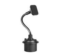 Generico Supporto for telefono portabicchieri magnetico, braccio flessibile for auto, magneti potenti, compatibile con tutti i cellulari(Black3F3Y)