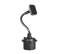 Generico Supporto for telefono portabicchieri magnetico, braccio flessibile for auto, magneti potenti, compatibile con tutti i cellulari(Red3F3Y)