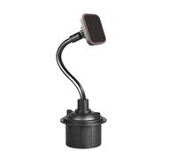 Generico Supporto for telefono portabicchieri magnetico, braccio flessibile for auto, magneti potenti, compatibile con tutti i cellulari(Red2F2Y)