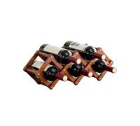 Generico Supporto For Vino Da Tavolo Mini Bar, Espositore For Impilabile 5/8, For La Sala Pranzo Della Cucina Del Di Casa(48x13x17cm)