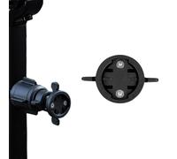 Generico Supporto GPS per Bicicletta,Base Regolabile Con Per Contachilometri Su Attacco - Supporto Per Computer Ciclismo GPS - Per Manubrio Bici Strada Elettrica Piegh e vole Sportivi Cronometri