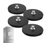 Genérico Supporto Magnetico Per Calendario, Set Di 4 Magneti Di Montaggio Per Frigorifero, Installazione Facile Senza Trapano Gancio 38 Cm Per Elettrodomestici Metallici