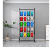 Generico Supporto Mobile per Bobine di Cavi e Fili - Supporto per Bobine in Metallo per Garage e Officina, Supporto per Rotoli di Pellicola in Vinile, Organizer per Carta da trasferimento e Carta da