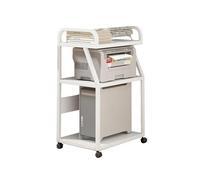 Generico Supporto Multimediale AV, Ripiano In Acciaio A 2/3/4 Strati, Mobile For Stampante, Adatto Soggiorno/studio/ufficio, Facile Da Installare(Color3,99x40x55cm)