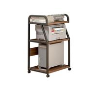 Generico Supporto Multimediale AV, Ripiano In Acciaio A 2/3/4 Strati, Mobile For Stampante, Adatto Soggiorno/studio/ufficio, Facile Da Installare(Color1,99x40x55cm)