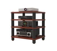 Generico Supporto Multimediale AV, Ripiano Portaoggetti A 2/3/4 Strati, Rack Audio Portatile, Adatto For Soggiorno/studio/ufficio, Facile Da Montare(Color 2,50x40x47cm)