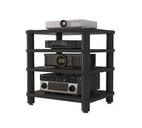 Generico Supporto Multimediale AV, Ripiano Portaoggetti A 2/3/4 Strati, Rack Audio Portatile, Adatto For Soggiorno/studio/ufficio, Facile Da Montare(Color 1,40x40x47cm)