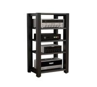 Generico Supporto Multimediale AV, Ripiano Portaoggetti Portatile In Acciaio, Rack Audio/video A 2/3/4/5 Strati, For Soggiorno/studio/ufficio, Facile Da Installare(Color 1,60x51x100cm)