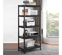 Generico Supporto Multimediale AV,ripiano Portatile In Acciaio,scaffale Mobile For Apparecchi Audio,adatto For Soggiorno/sala Giochi/ufficio,salva Spazio(40x40x160cm)