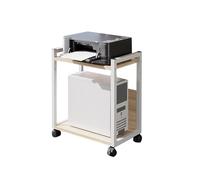 Generico Supporto Multimediale AV, Scaffale Portaoggetti In Acciaio A 2/3/4/5 Strati, Ripiano Mobile Portatile, For Soggiorno/studio/ufficio, Facile Da Installare(Color2,51x30x58cm)