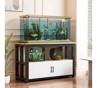 Generico Supporto per Acquario in Metallo Resistente, ripiano per Acquario, Staffa di Supporto Robusta e portante. Supporto per Acquario, Supporto per Acquario Resistente con armadietto portaoggetti,