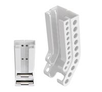 Genérico Supporto per batteria per montaggio a parete, distributore di batteria, supporto organizer per scaffali con combinazione di | da parete per riporre gli organizer di batterie AA