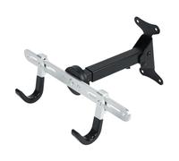 Genérico Supporto per bicicletta da parete, supporto orizzontale per bicicletta, organizer resistente, regolabile, per riporre in officina, risparmio di spazio interno