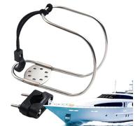 Generico Supporto per Boa di Vita - Morsetto Ferroviario Dock, Rack di Salvataggio Galleggiante | Attacco della ad Anello Universale arrugginibile, Telaio per Montaggio Pesante per Yacht Supporta l