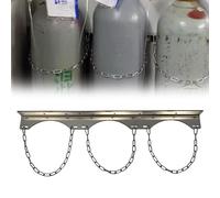 Generico Supporto per bombola di Ossigeno a Parete - Staffa in Acciaio Inossidabile per bombole di CO2/azoto, Supporto di Fissaggio da 75 cm (29,5") con Viti - Mensola per bombole di Ossigeno Medical