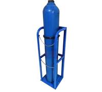 Generico Supporto per bombola di Ossigeno - Scaffale Organizer autoportante e Resistente per bombole di Gas, bombole di Ossigeno, bombole di propano, bombole di CO2, bombole di azoto (Dimensioni: 27