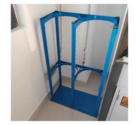 Generico Supporto per bombola di Ossigeno - Supporto per bombola di Ossigeno Resistente, con Catena di Sicurezza Regolabile, Staffa di Montaggio a Pavimento per Un Fissaggio Sicuro in Ambienti Medici
