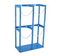 Generico Supporto per bombole di Gas da Esterno - Supporto Rinforzato per bombole di Ossigeno con Fibbia Metallica Regolabile - Mensola Organizer Portatile per ospedali, Laboratori, fabbriche (diamet