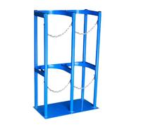 Generico Supporto per bombole di Ossigeno di Grandi Dimensioni - Supporto da Pavimento per bombole di Ossigeno e azoto, ripiano per Saldatura per bombole di Gas ad Alta Resistenza per idrogeno, 59 cm