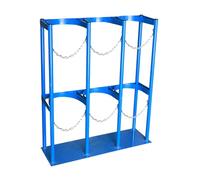 Generico Supporto per bombole di Ossigeno di Grandi Dimensioni - Supporto per bombole da Pavimento per Laboratorio e Fabbrica, Supporto per Saldatura di bombole di azoto e idrogeno, Dispositivo di TR