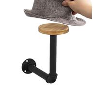 Generico Supportò per caschi con montaggio a parete - Supporto per grucce in metallo, robusto organizzatore per portabiciclette, portacaschi | Supporto da parete per casco da motociclista per la di