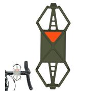 Genérico Supporto per cellulare bicicletta - Reggiseno per telefono da manubrio | Cinturino in silicone regolabile anti scivolo alta elasticità rotazione a 360°