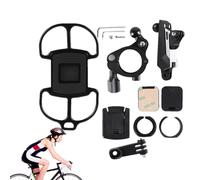 Genérico Supporto per cellulare da bicicletta - Apriscatole universale regolabile e rotante a 360° | Reggiseno per manubrio - per ciclismo viaggi navigazione registrazione video