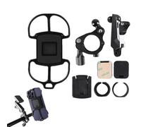 Genérico Supporto per cellulare da bicicletta,Pinza universale girevole a 360 gradi con ammortizzazione,Reggiseno per manubrio - per ciclismo viaggi navigazione registrazione video