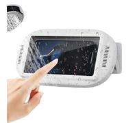 Genérico Supporto per cellulare da doccia impermeabile per montaggio a | Montaggio a parete per altoparlante e cellulare nella doccia, per piastrelle, cucina, casa, appartamento, camera da letto