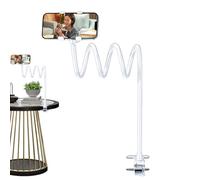 Generico Supporto Per Cellulare Gooseneck - Supporto Regolabile A Sospensione - Montaggio Per Telefono A Sospensione,Per Tablet Video Scrivania Parete Divano Testiera Poltrona Sedia Bicicletta Camera