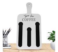 Generico Supporto per cialde di caffè, organizer per cialde di caffè | Portacialde vintage in legno per 14 - Espositore per di, bar, stoccaggio e organizzazione per hotel, casa, caffetteria