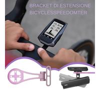 Generico Supporto per Computer da Ciclismo - Supporto Frontale per Mountain Bike - per Ciclocomputer per Tracciamento Dati Navigazione Viaggi Stradali Escursioni in Bici Percorsi Fuoristrada