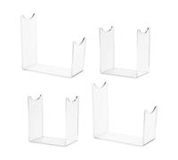 Generico Supporto Per Corna Di Alce,Ripiano Senza Foratura 4 Pezzi,Base Per Esposizione Trasparente | Per Scrivania Camera Natale Fiera Artigianato Conservazione Tavolo Parete Collezione