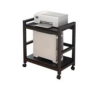 Generico Supporto per CPU Resistente con Ruote, Supporto Mobile per Computer da posizionare sotto la scrivania, Struttura in Metallo, Supporta Fino a 50 kg, Ideale per Ufficio Domestico e postazioni