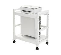 Generico Supporto per CPU Resistente con Ruote, Supporto per Case del Computer da posizionare sotto la scrivania, Struttura in Metallo, Portata Massima 50 kg, Ideale per Ufficio Domestico e postazion
