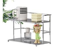 Generico Supporto Per Da Caffè - Organizzatore Per Albero Per Tazze In Metallo Su Due Lati A 2 Livelli Con Ripiani | Portabicchieri Da Appoggio Da Cucina A Doppio Strato Per Da Caffè, Tazze Da Tè,