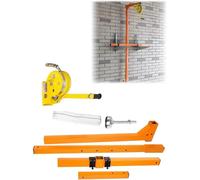 Generico Supporto per Gru di Sollevamento Manuale in Acciaio Inossidabile Gruppo Argano Autobloccante per Condizionatori d'Aria Design Pieghevole Durevole,150kg 15m
