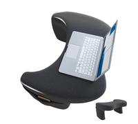 Generico Supporto per laptop da grembo, Tavolino per Tablet e Tastiera da, Cuscino Scrivania per Laptop con Tasche, per divano, libro, gaming, casa, appartamento indoor