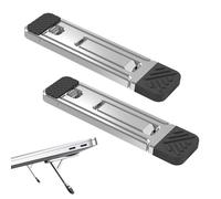 Generico Supporto Per Laptop - Silicone In Lega Di Alluminio | Supportо E Altezza A Doppia Barra - Confezione Da 2 Pieghevoli Ultra Sottili Da 35 G, Supportõ Regolabile In Altezza A 3 Marce