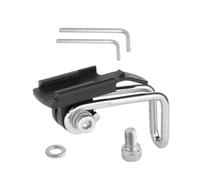 Generico Supporto per Luce per da Ciclismo - per Lampada per Bicicletta, Montaggio Anteriore Durevole | Morsetto per Supporto Faro per Accessorio Bici Multifunzionale per sentieri di Montagna,