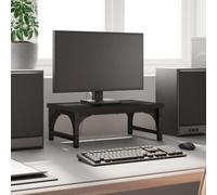Generico Supporto per Monitor Nero 37x23x14 cm Legno Multistrato,Nero,2.59kg,833995