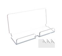 Generico Supporto per montaggio a parete, smartphone in acrilico, telefono da 8 pollici con presa sicura, supporto in acrilico resistente con installazione semplice, per dis