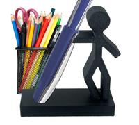 Generico Supporto Per Penne Da Scrivania | Organizzatore Scrivania Portapenne,Per Ufficio, Forniture Per Insegnanti, Arredamento Casa Per Scuola, Tavolo, Sale Da Studio, Uffici Domestici E Aula