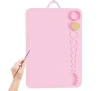 Generico Supporto Per Pennelli Da Pittura Per Artisti, Organizzatore Per Colorazione Ad In Silicone, Tavolozza Da Pittura Pieghevole, Per Aula Casa Scuola Studio Feste D'Arte Viaggio Campeggio All'a