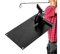 Generico Supporto per per allineamento da Golf - Base in Ferro da 23x14,5 cm, ausilio per l'allenamento Portatile, Strumento per Il Ritmo dello Swing | Attrezzatura per esercitazioni Indoor con