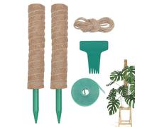 Generico Supporto per Piante Monstera - PVC 42x5 Cm | Rampicante per Vite | Pali di Supporto per Piante di Muschio | Traliccio di Fiori di Verde per La Crescita di Giardini Interni Ed Ester