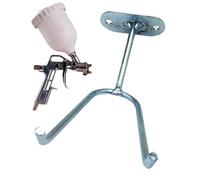 Generico Supporto per Pistola Verniciatrice A Spruzzo - Supporto in Ferro con Ganci Fissi per Mensola - Rastrelliera Antiruggine per Verniciatura A Spruzzo,per Organizzazione Attrezzi da Garage su