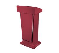 Generico Supporto per podio in Acciaio Inossidabile per aule e conferenze, 62x38x116,5 cm, Resistente con Ampia Superficie di Lettura e ripiano portaoggetti, Ideale per chiese, conferenze, scuole - R