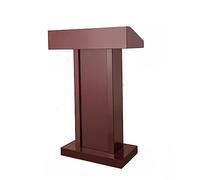 Generico Supporto per podio in Acciaio Robusto per Lettura e Uso del Computer Portatile - Perfetto per Ufficio, Scuola, Chiesa, presentazioni - Resistente, Versatile, Altezza Regolabile, Design profe